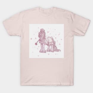 pastel pink aesthetic centaur girl T-Shirt